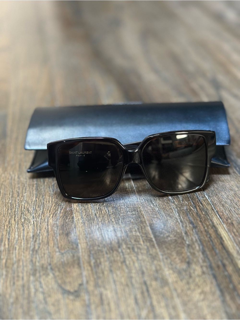 Saint Laurent Oversized Square Women’s Sunglasses in Tortoiseshell